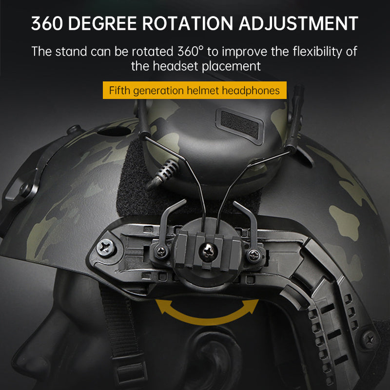 Adaptive Noise-Canceling Tactical Headphones