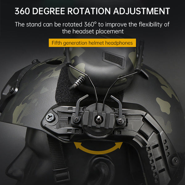 Adaptive Noise-Canceling Tactical Headphones