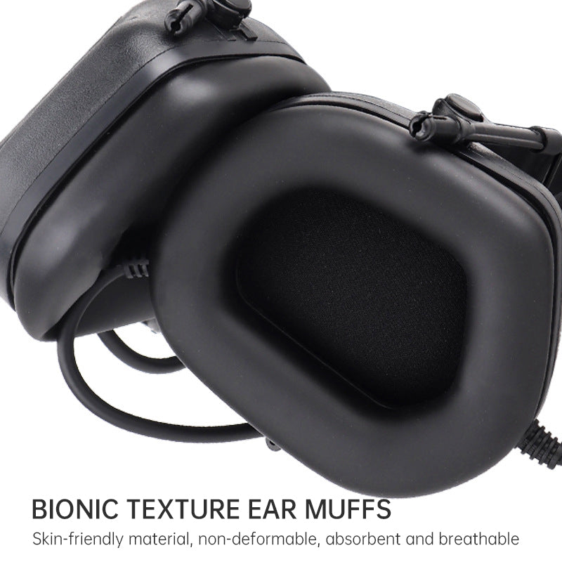 Adaptive Noise-Canceling Tactical Headphones