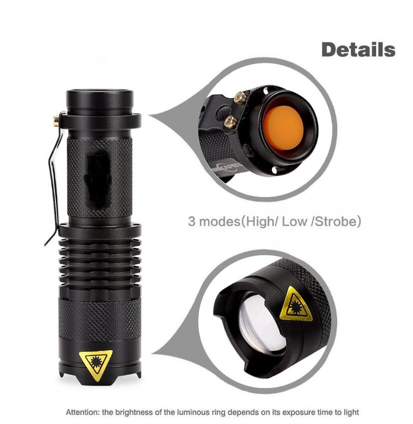 2000LM Military Tactical LED Flashlight