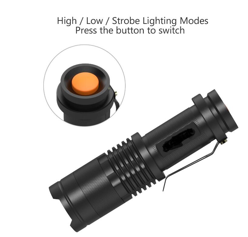 2000LM Military Tactical LED Flashlight