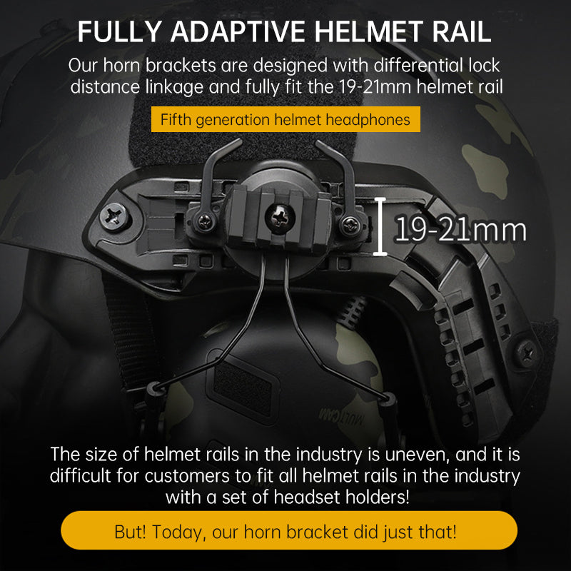 Adaptive Noise-Canceling Tactical Headphones