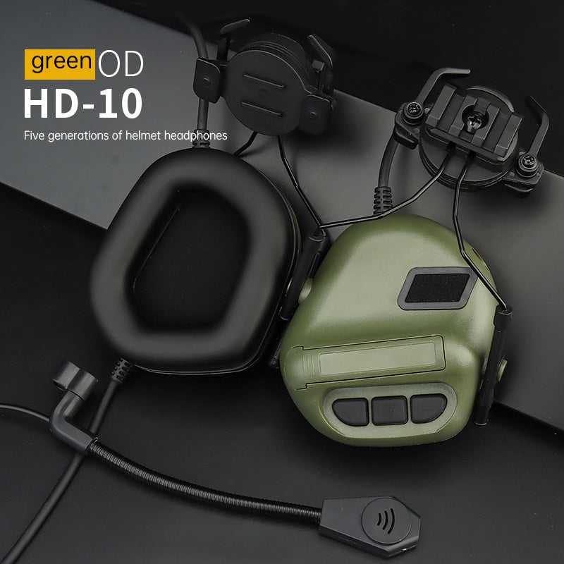 Adaptive Noise-Canceling Tactical Headphones